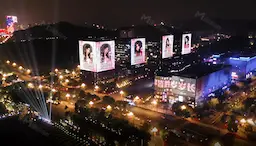 叮咚！偶像专属生日地标灯光秀待查收