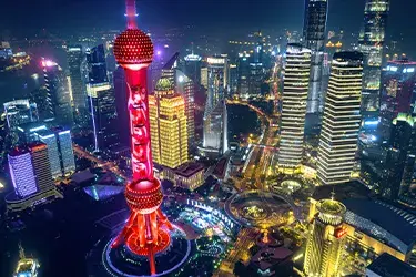 上海·东方明珠投影 外滩 陆家嘴 海洋水族馆
